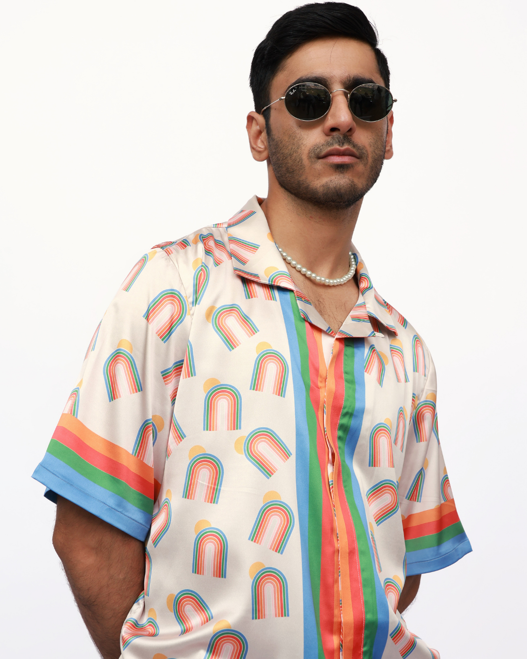 Rainbow Arches - Soft Satin Shirt