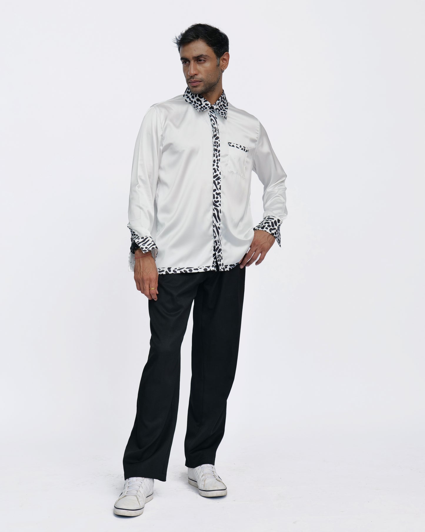 WILD LUXE – Premium Soft Satin Party Shirt