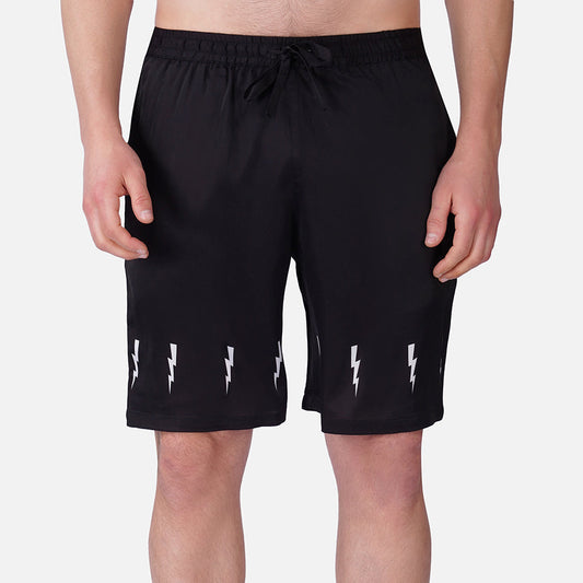 VOLT BLACK – Premium Soft Satin Shorts
