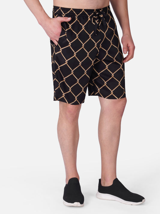 IMPERIAL GRID – Premium Soft Satin Shorts