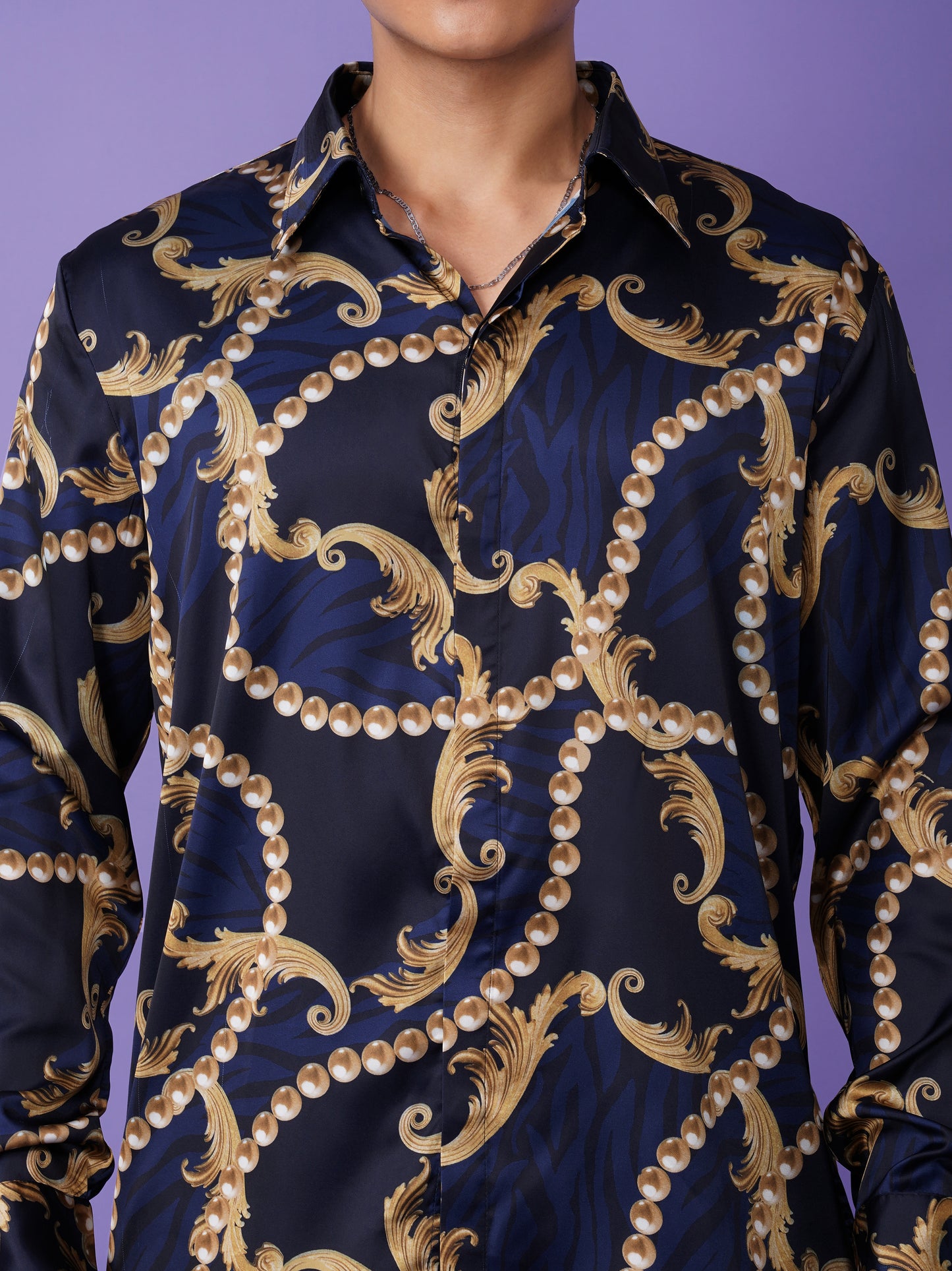 Baroque Royale - Premium Soft Satin Shirt