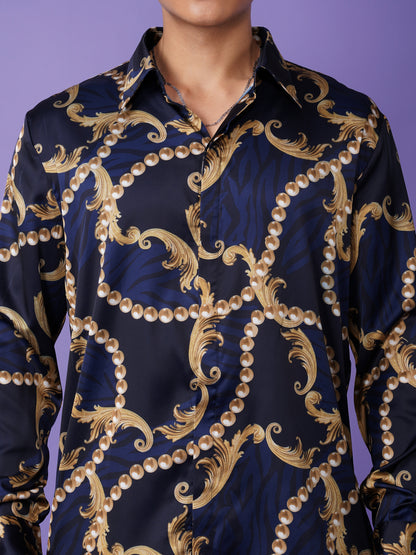 Baroque Royale - Premium Soft Satin Shirt