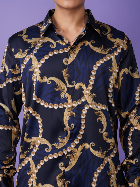Baroque Royale - Premium Soft Satin Shirt