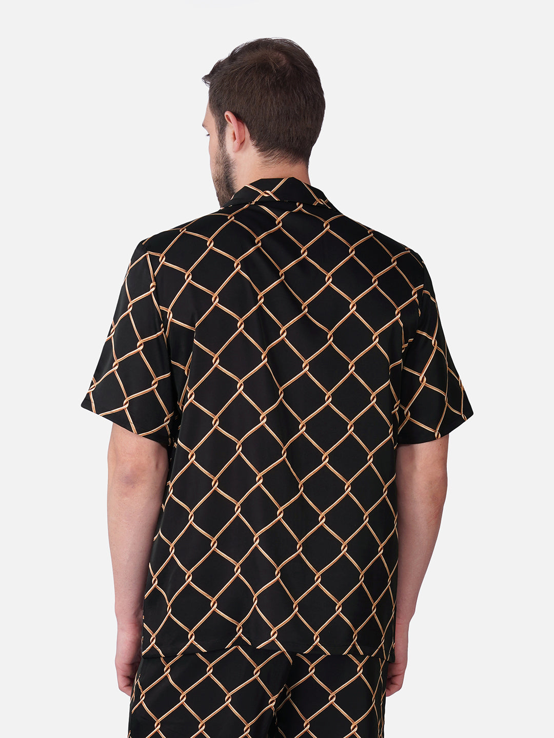 IMPERIAL GRID – Premium Soft Satin Party Shirt