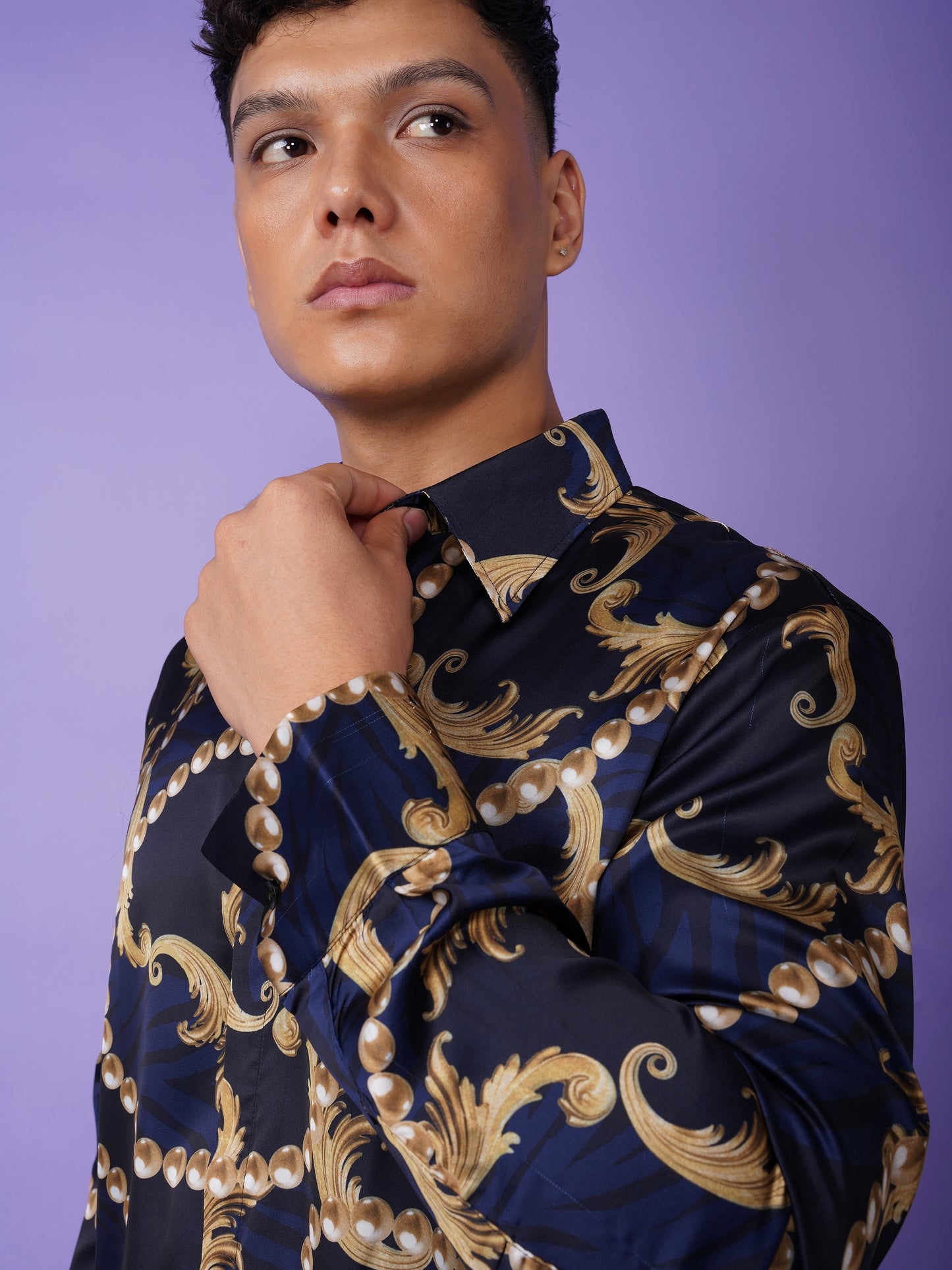 Baroque Royale - Premium Soft Satin Shirt