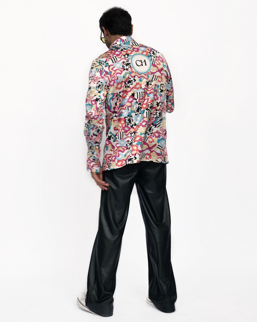 Floral Fusion – Premium Soft Satin Party Shirt