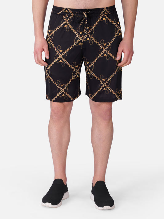 NOIR REGALIA – Premium Soft Satin Shorts