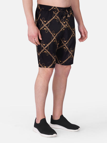 NOIR REGALIA – Premium Soft Satin Shorts
