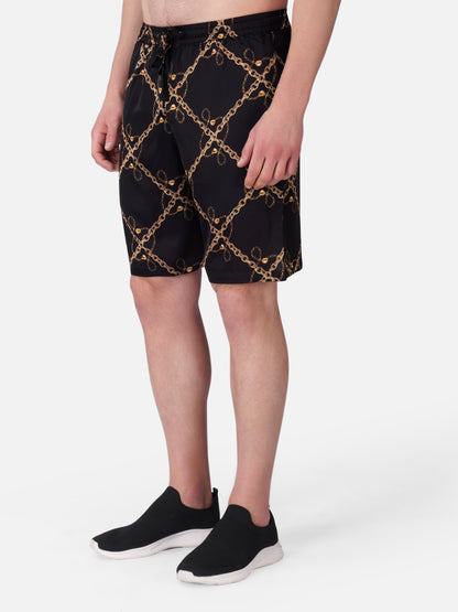 NOIR REGALIA – Premium Soft Satin Shorts