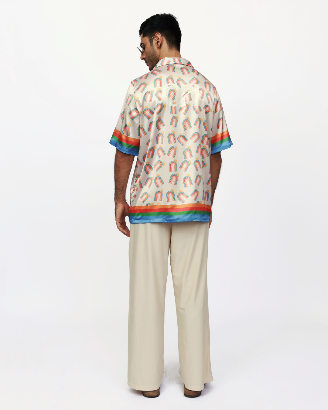 Rainbow Arches – Premium Soft Satin Shirt