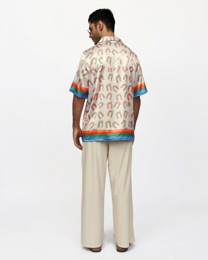 Rainbow Arches – Premium Soft Satin Shirt