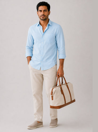 Azure Bay Linen Shirt