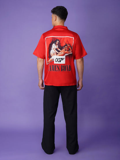 BONDED LUXE – Premium Soft Satin Party Shirt