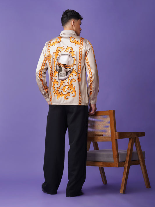 Chain Reaction - Premium Soft Satin Shirt