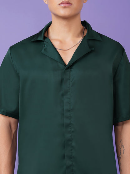 Crimson Legacy - Premium Soft Satin Shirt