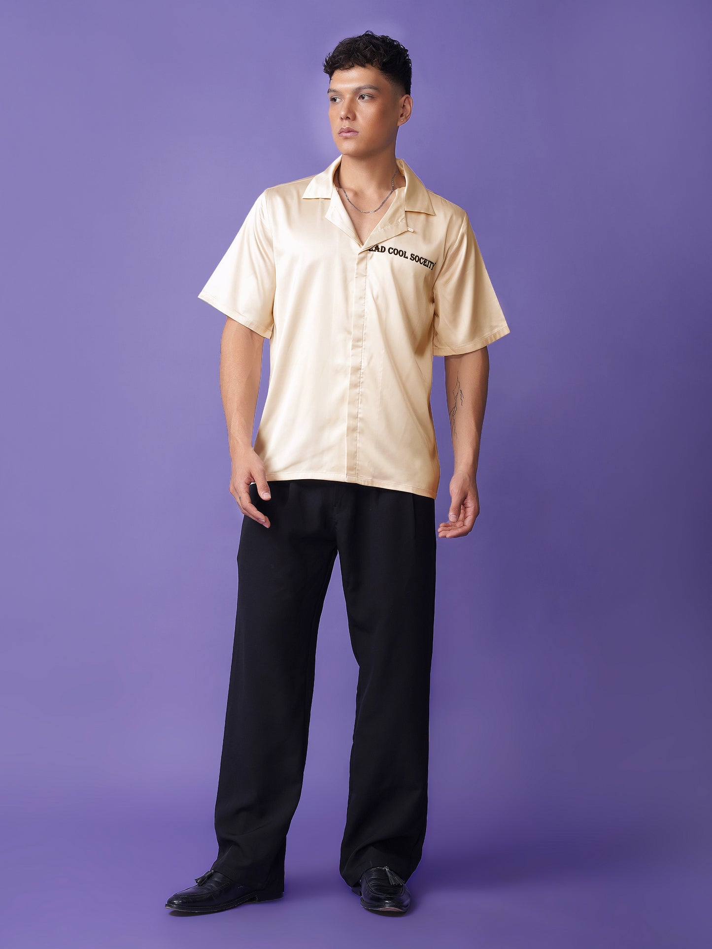 Dead Cool Society - Premium Soft Satin Party Shirt