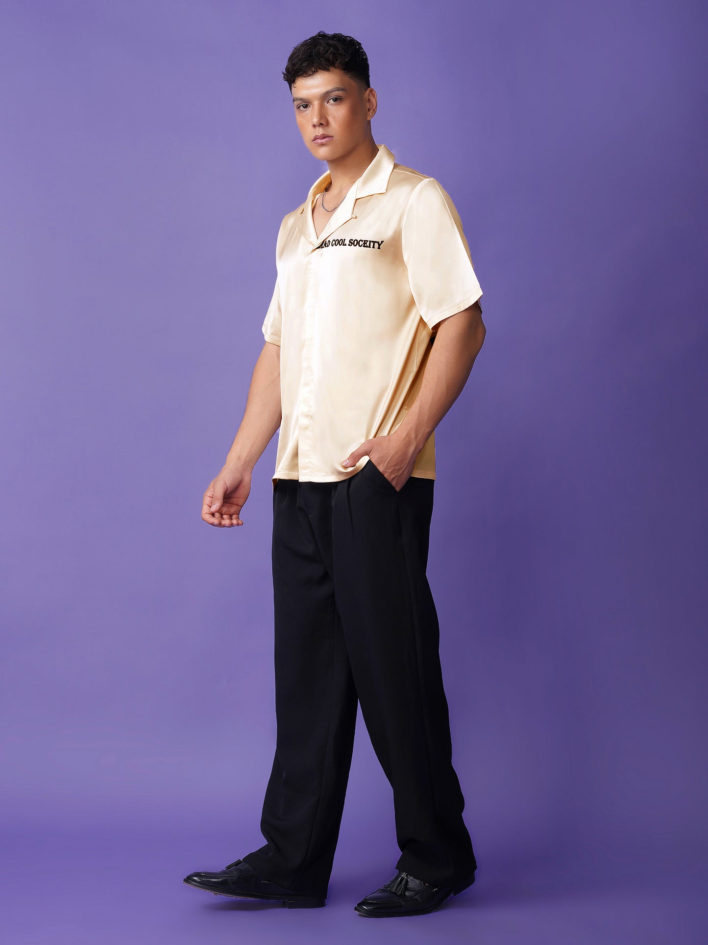 Dead Cool Society - Premium Soft Satin Party Shirt