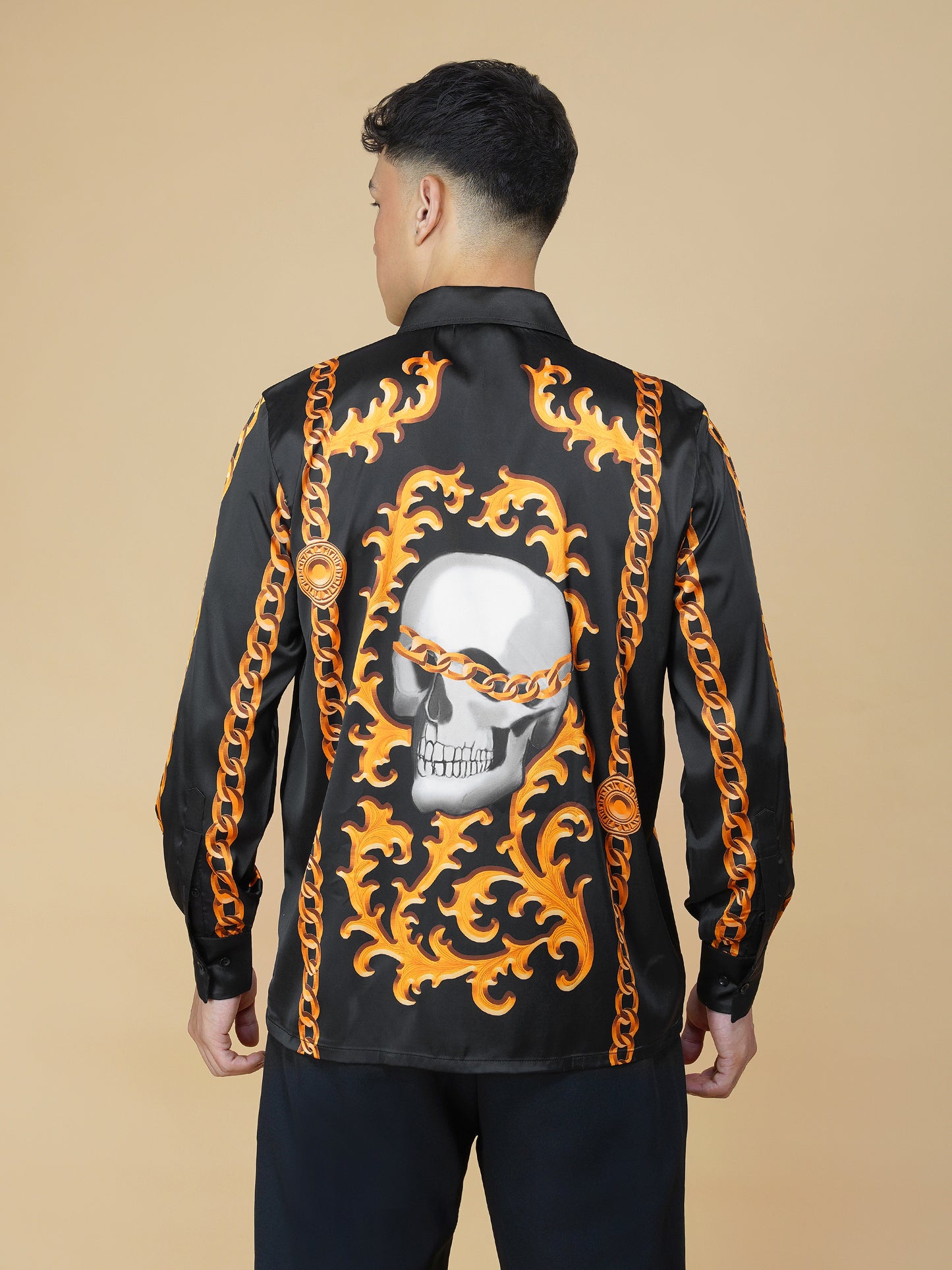 OPULENT SINS – Premium Soft Satin Party Shirt