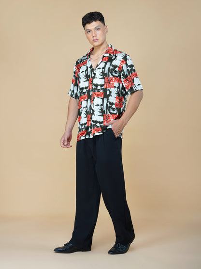 RESERVOIR LUXE - Premium Soft Satin Party Shirt