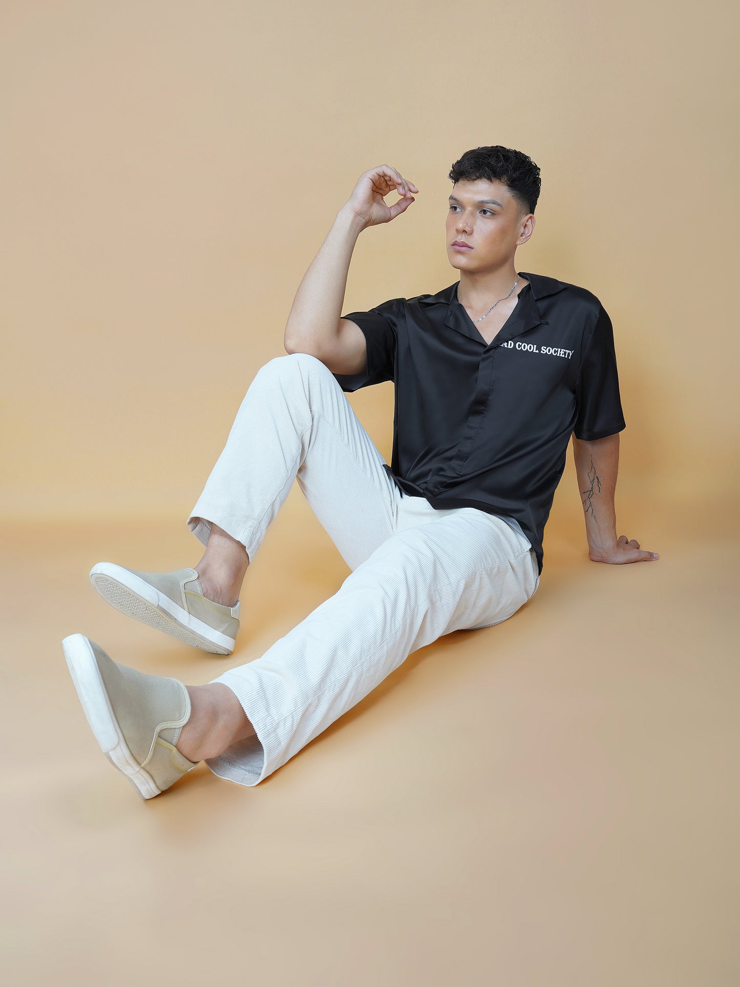 UNDEAD LUXE – Premium Soft Satin Party Shirt