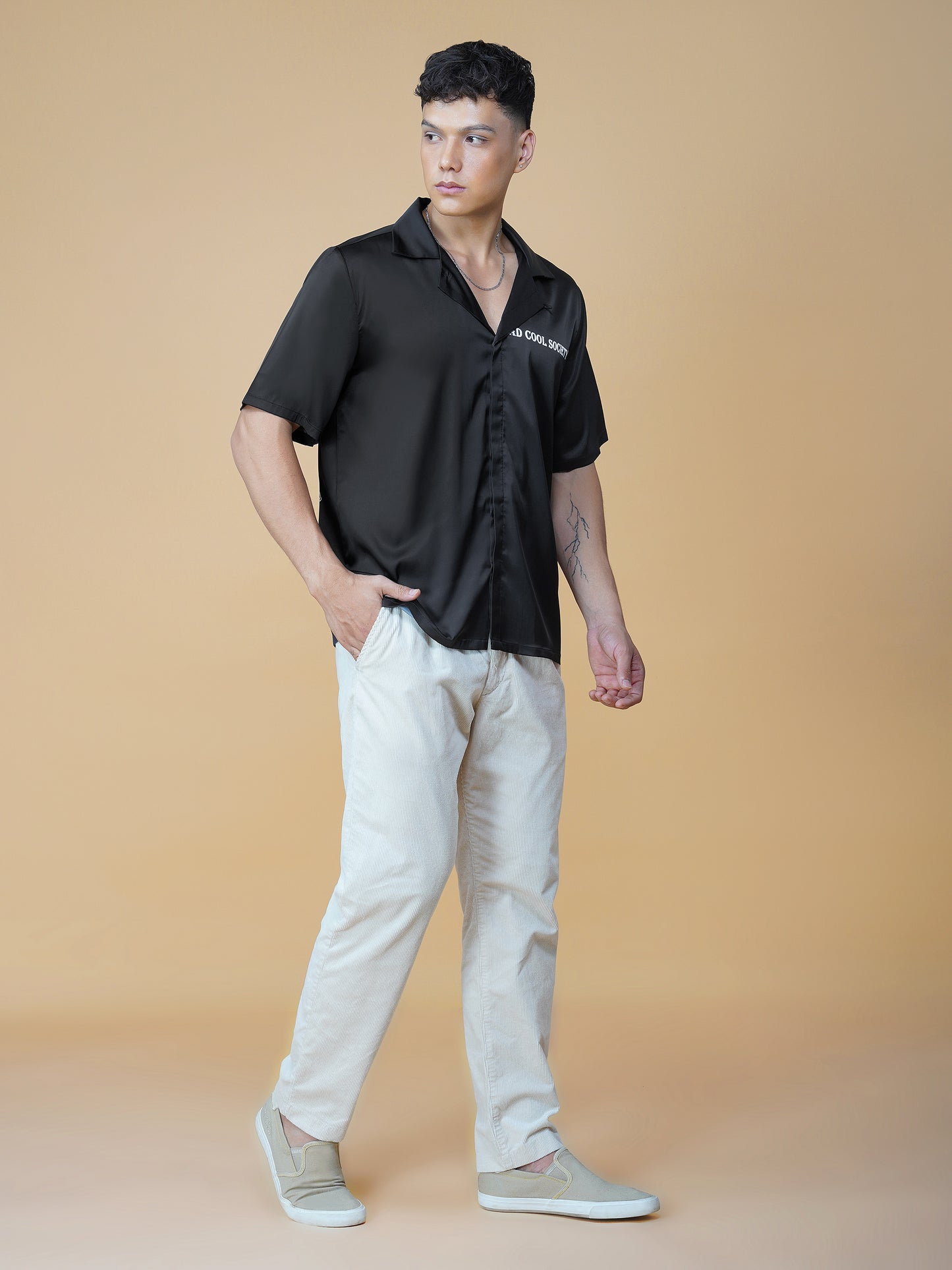UNDEAD LUXE – Premium Soft Satin Party Shirt