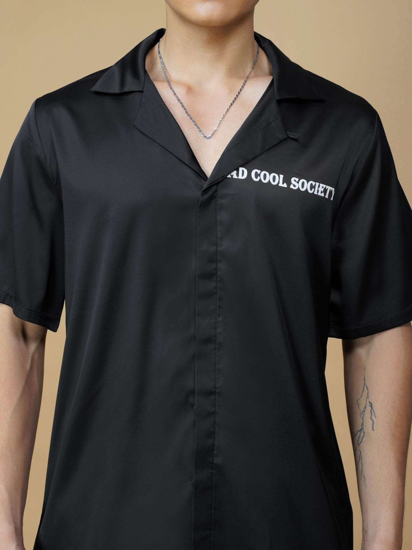 UNDEAD LUXE – Premium Soft Satin Party Shirt