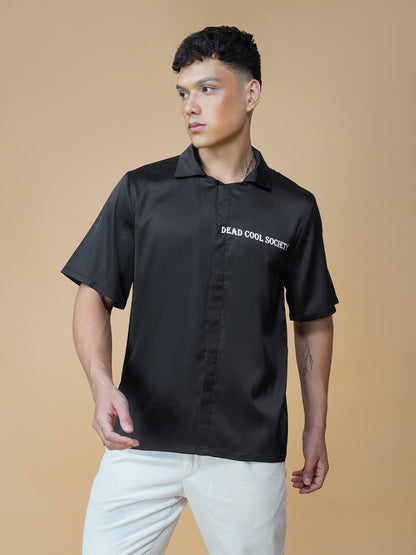 UNDEAD LUXE – Premium Soft Satin Party Shirt