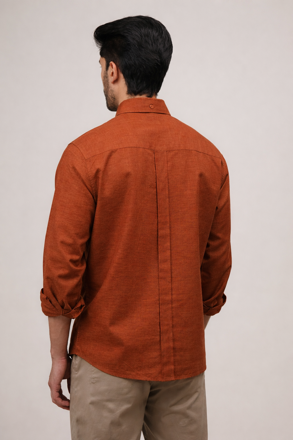 Rust Coast Linen Shirt