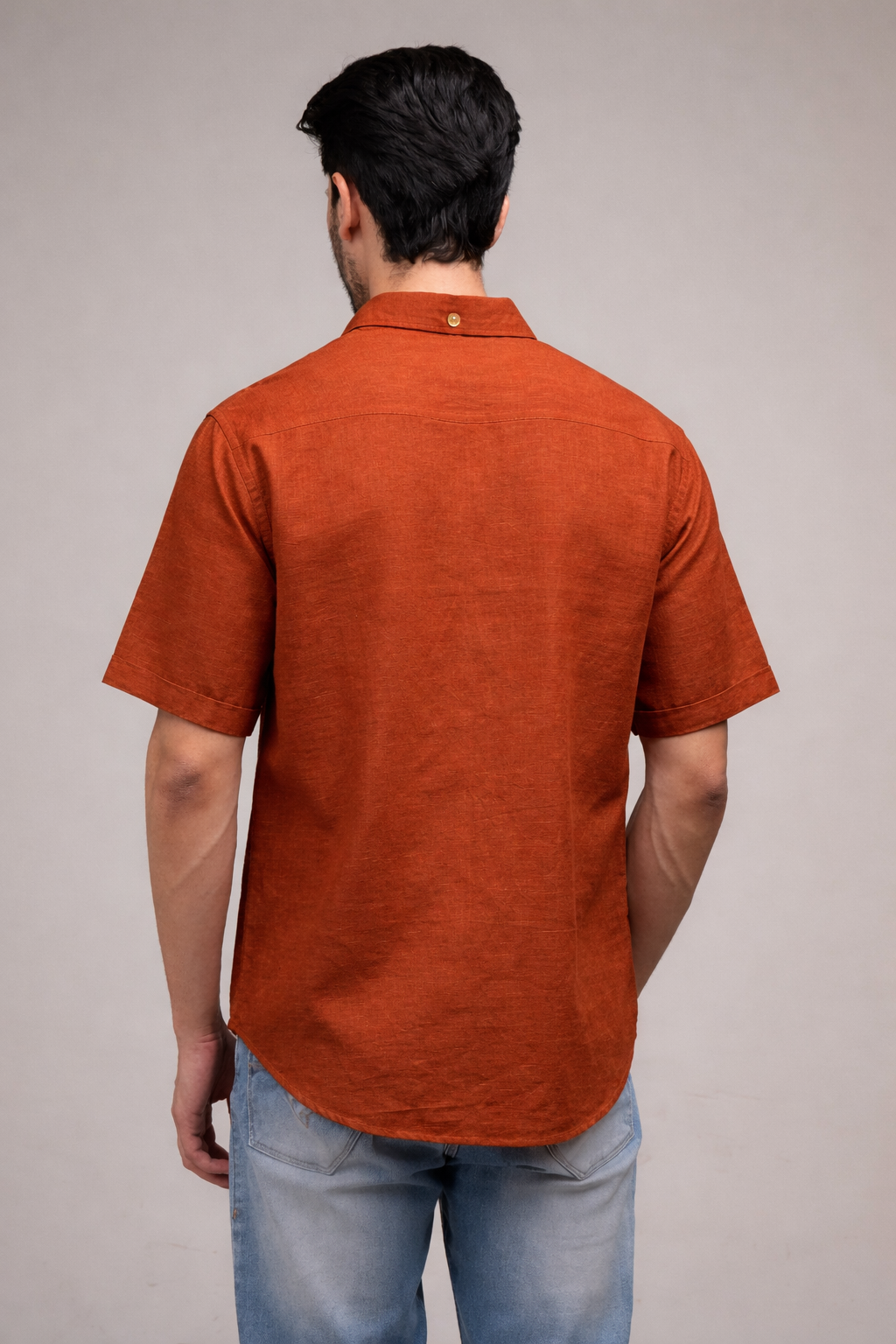 Rust Coast Linen Shirt