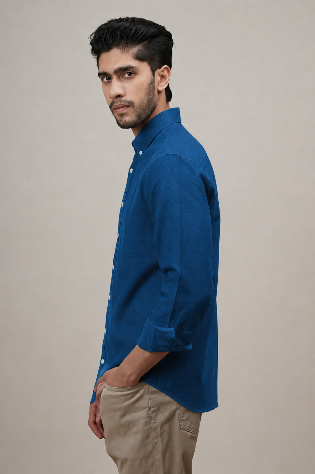 Night Tide Linen Shirt