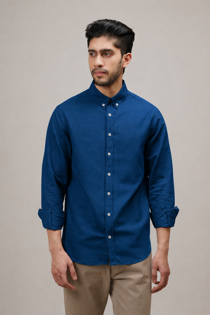 Night Tide Linen Shirt