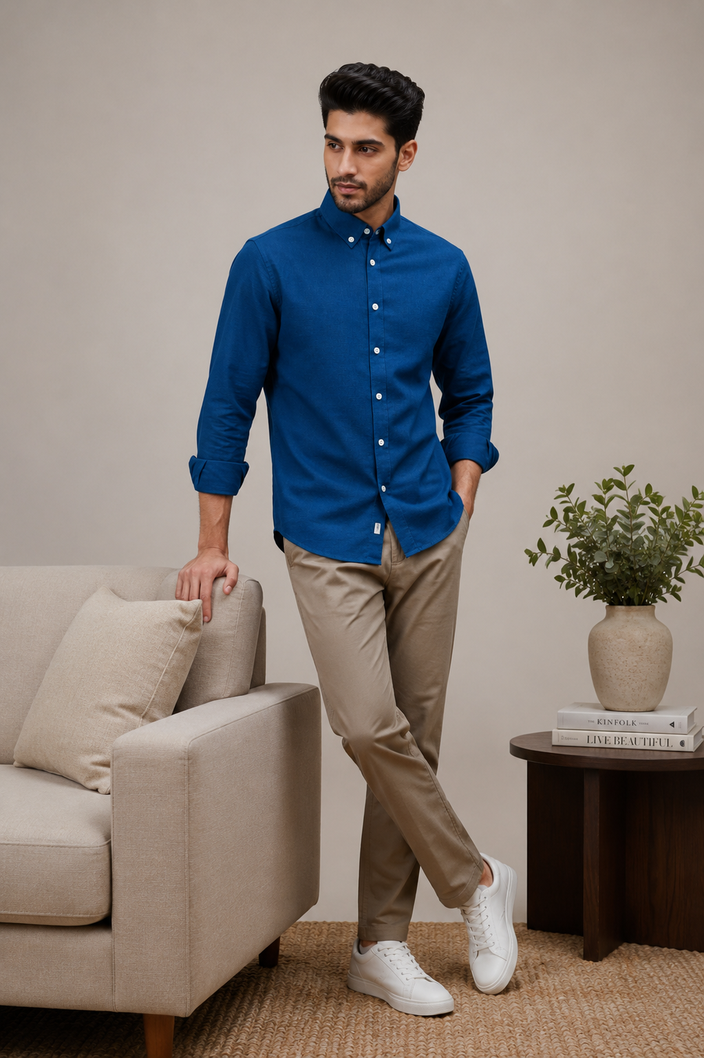 Night Tide Linen Shirt