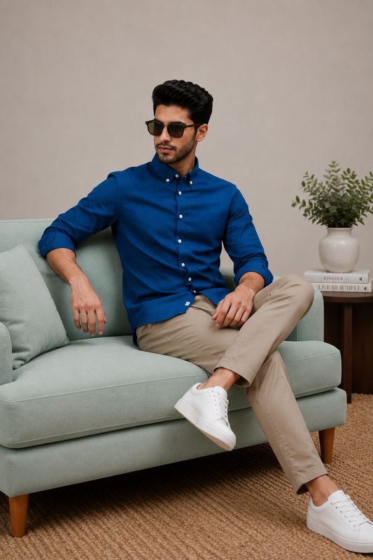 Night Tide Linen Shirt