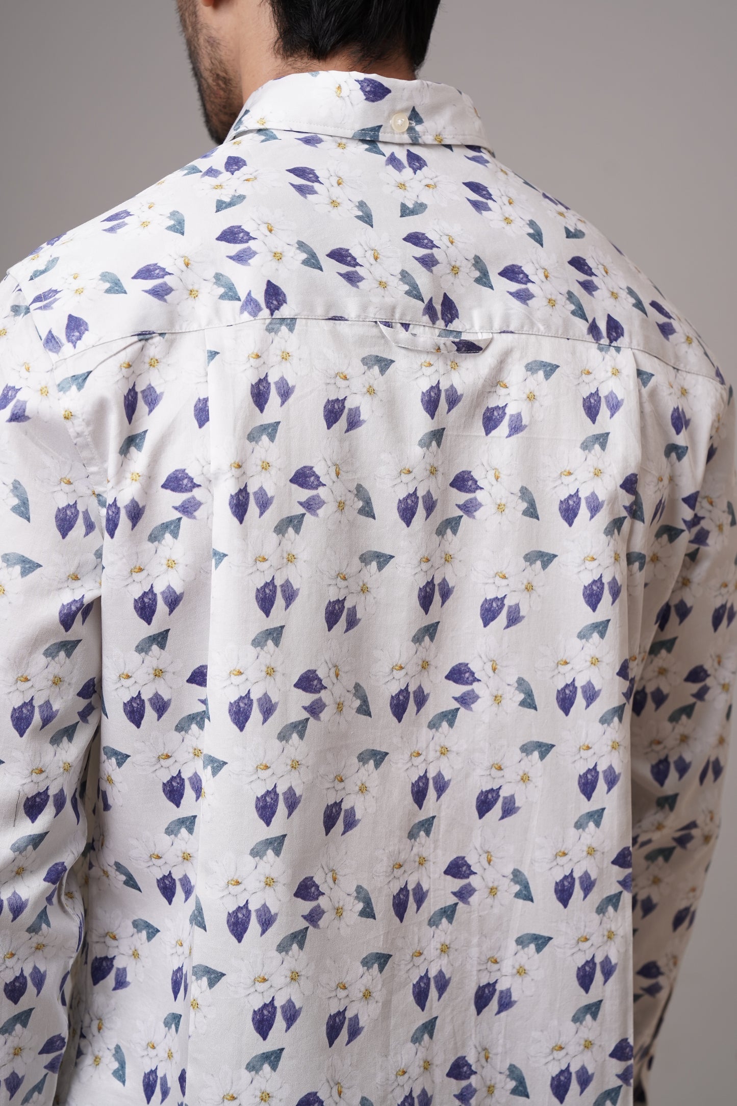 Regular Fit ‘Floral Elegance’ Print Shirt