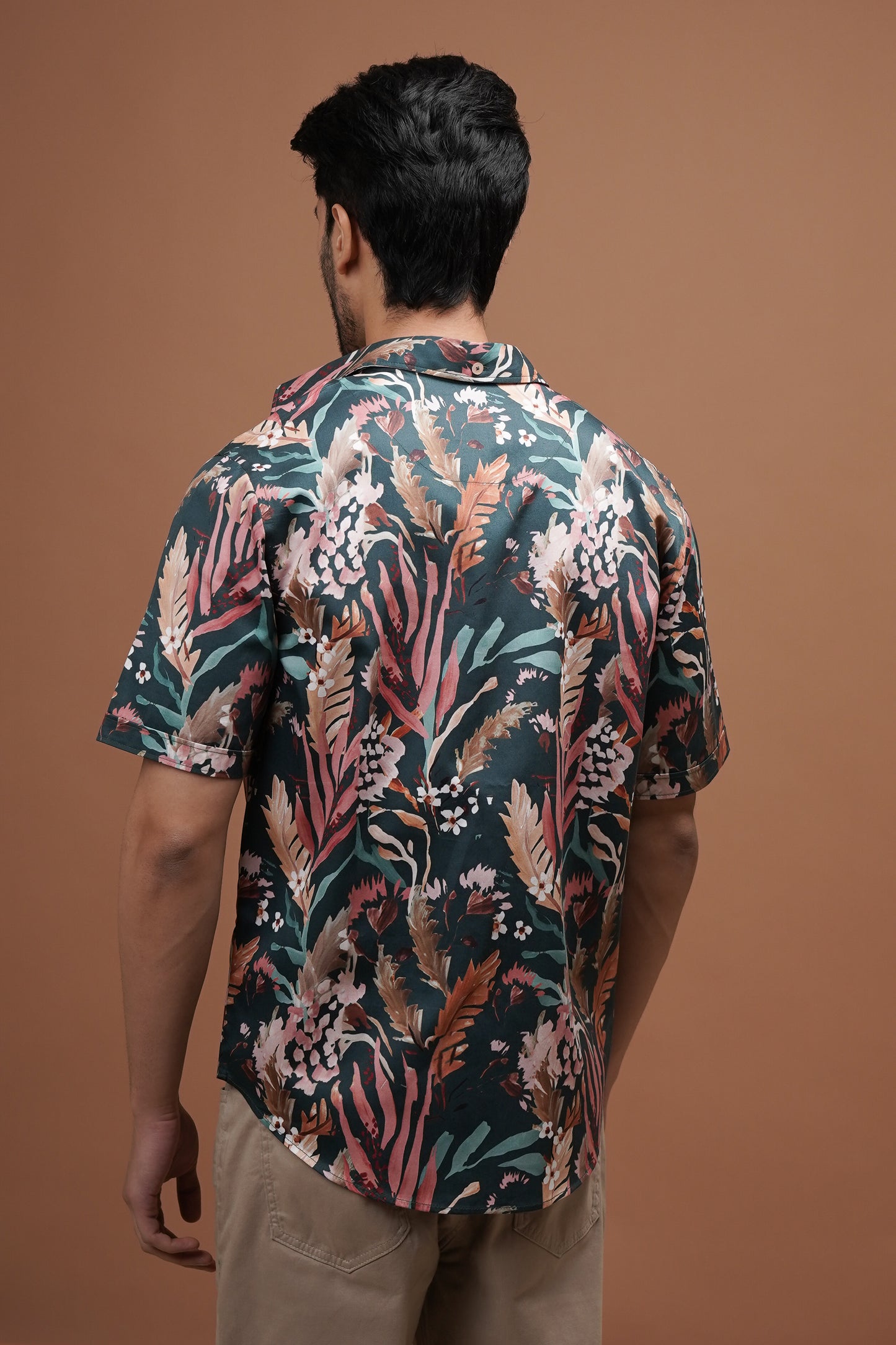 Regular Fit ‘Rustic Flora’ Print Shirt