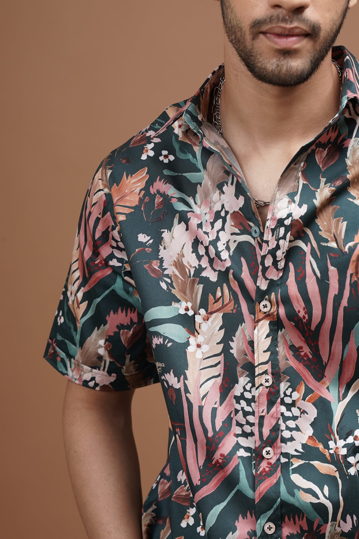 Regular Fit ‘Rustic Flora’ Print Shirt