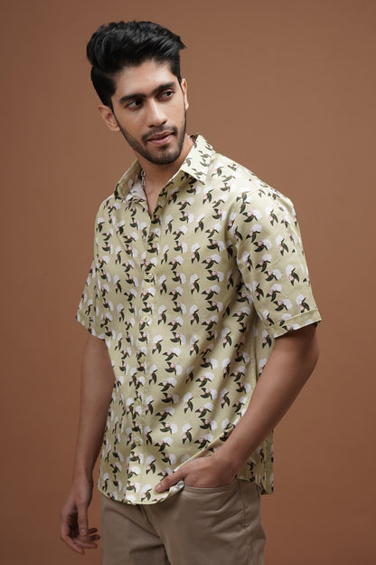 Petal Parade - Cotton Print Shirt