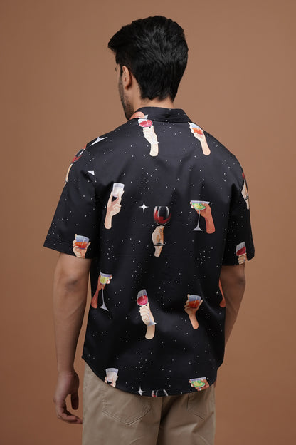 Regular Fit ‘High Spirits’ Print Shirt