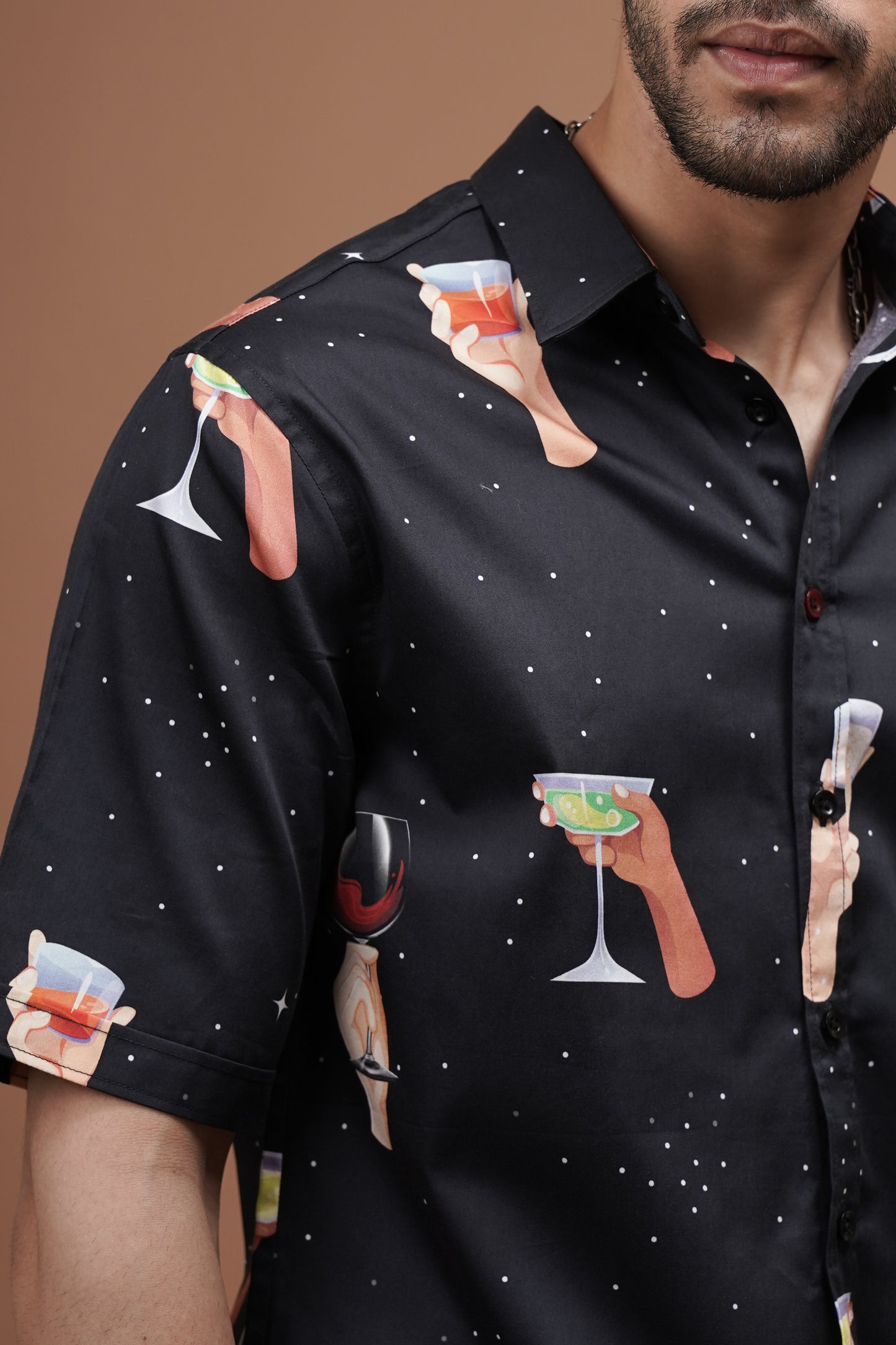 Regular Fit ‘High Spirits’ Print Shirt