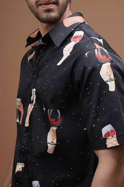 Regular Fit ‘High Spirits’ Print Shirt