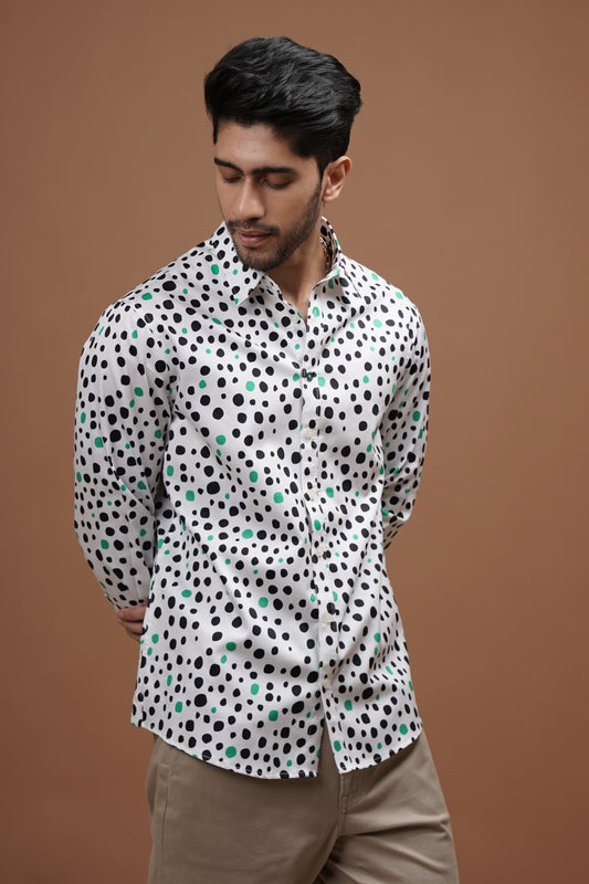 Regular Fit ‘Dotted Daze’ Print Shirt