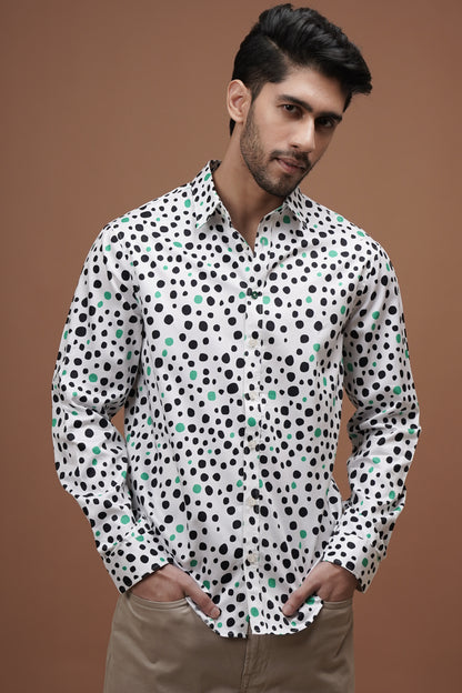 Regular Fit ‘Dotted Daze’ Print Shirt