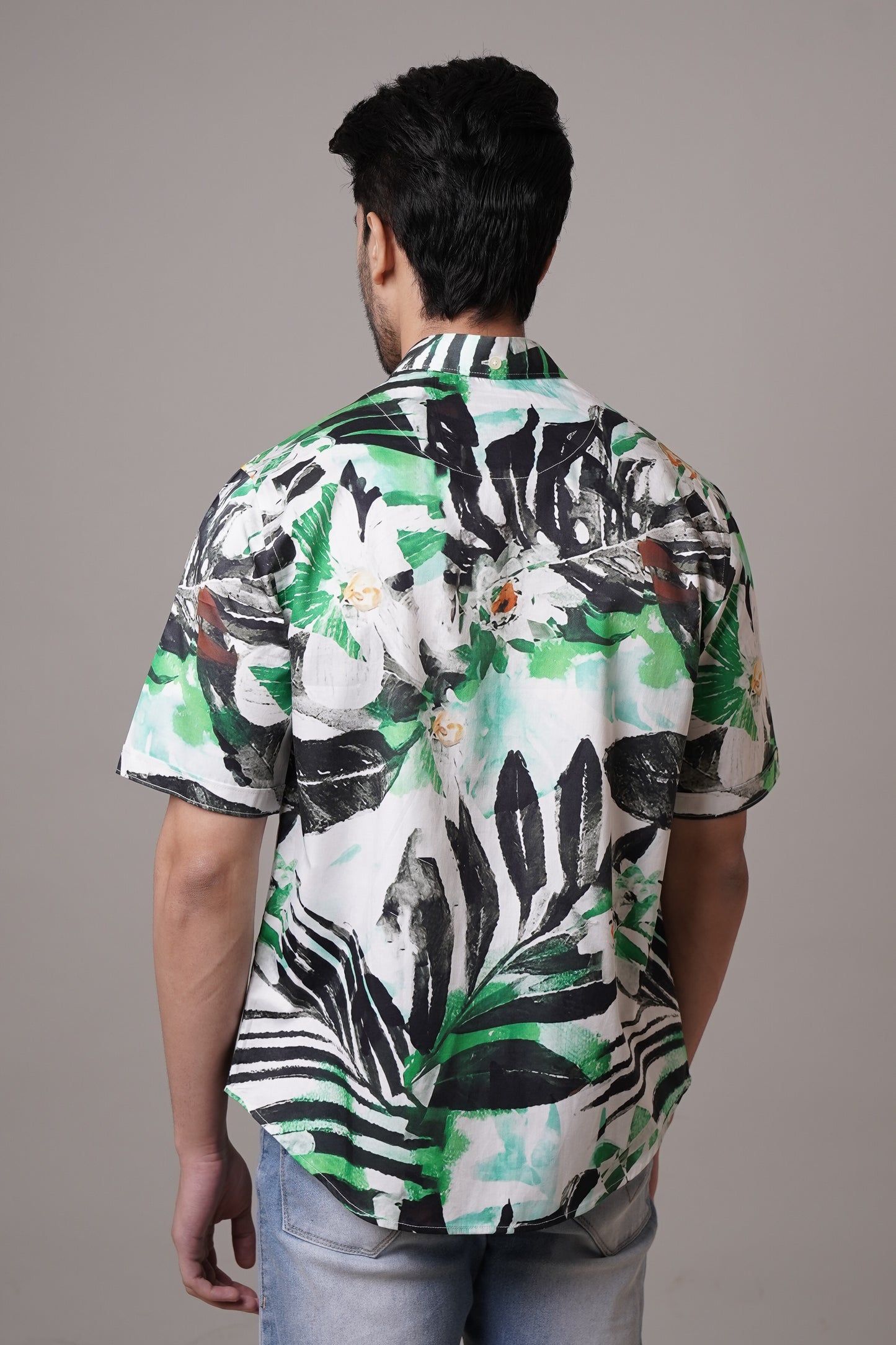 Floral Fusion - Cotton Print Shirt