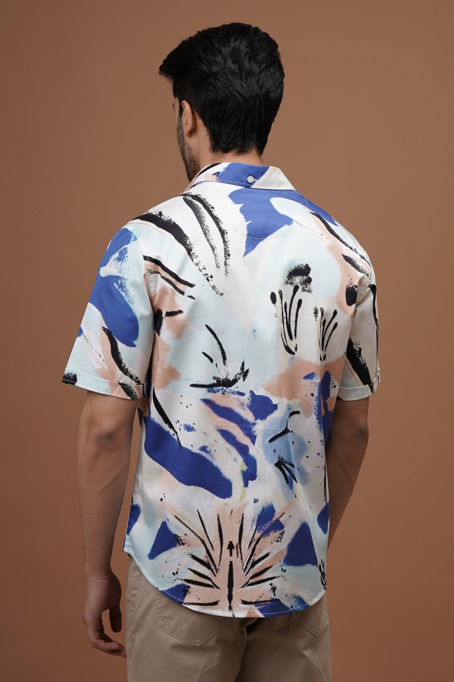 Verdant Bloom - Cotton Print Shirt