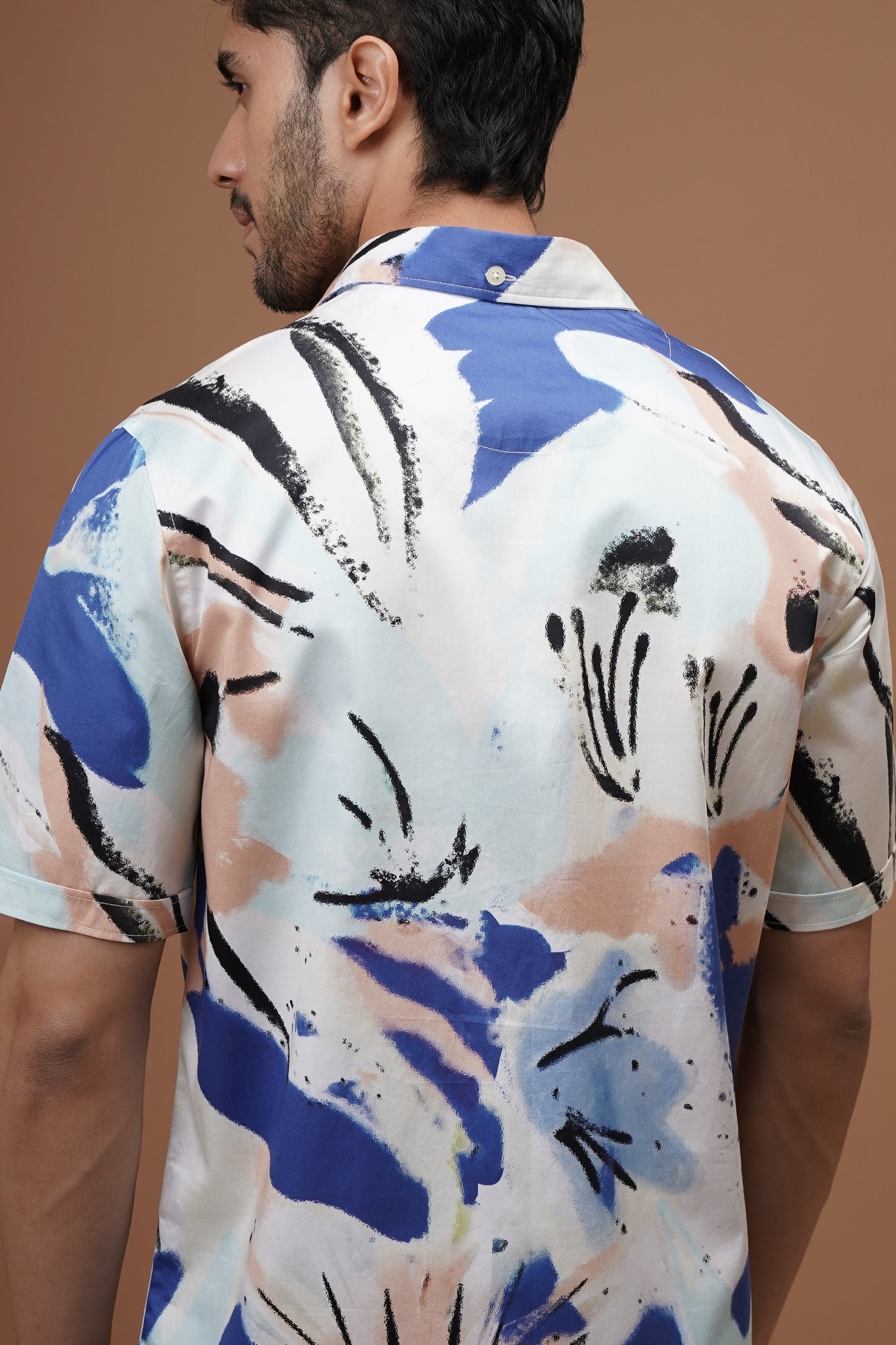 Verdant Bloom - Cotton Print Shirt