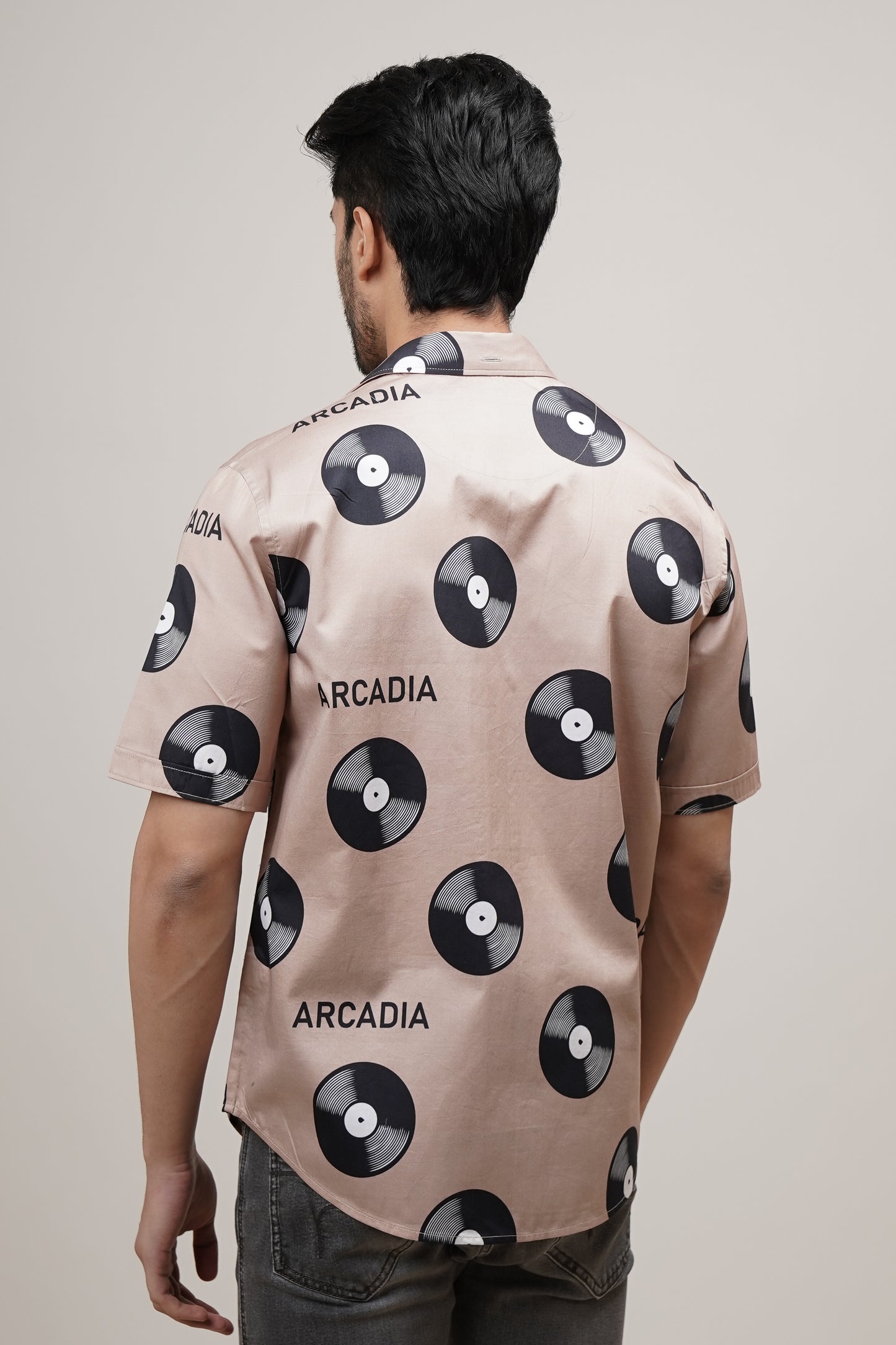 Regular Fit ‘Paradise Spinners’ Print Shirt