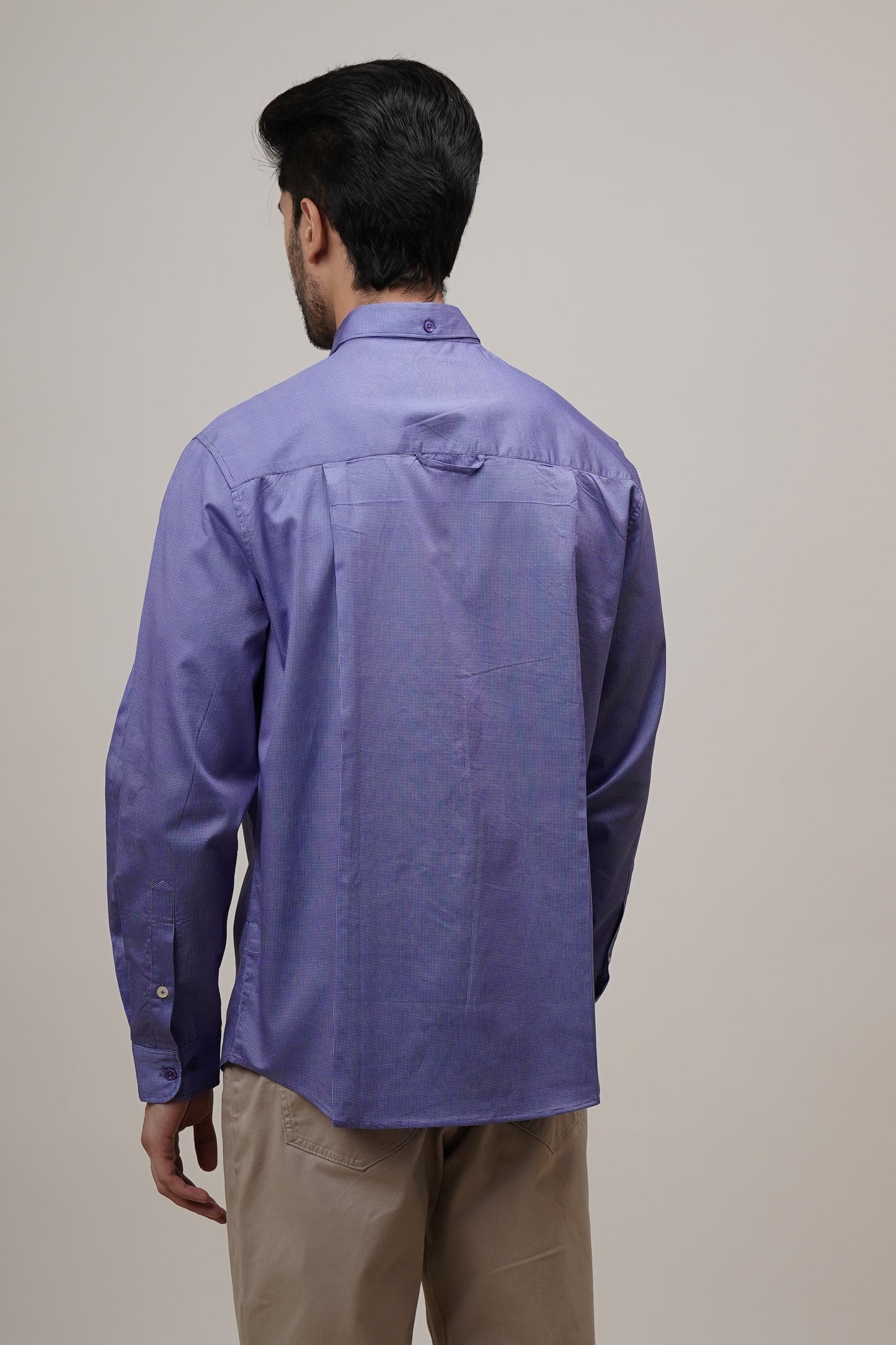 Regular Classic Fit Checkered Cotton Shirt