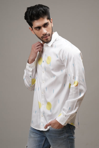 Regular Fit ‘Raindrop Radiance’ Print Shirt