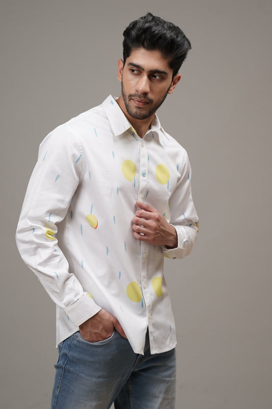 Regular Fit ‘Raindrop Radiance’ Print Shirt