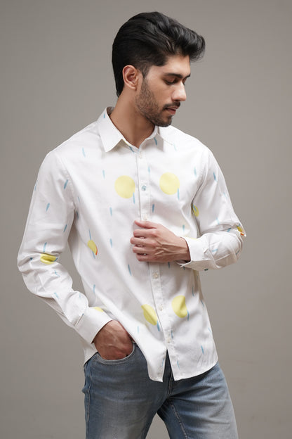 Regular Fit ‘Raindrop Radiance’ Print Shirt